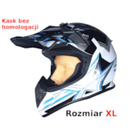 KASK SAFEBET HF-116 WHITE Q158 BLUE XL (BRAK ECE)