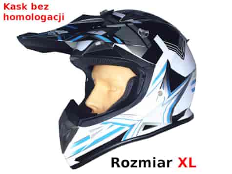 KASK SAFEBET HF-116 WHITE Q158 BLUE XL (BRAK ECE)