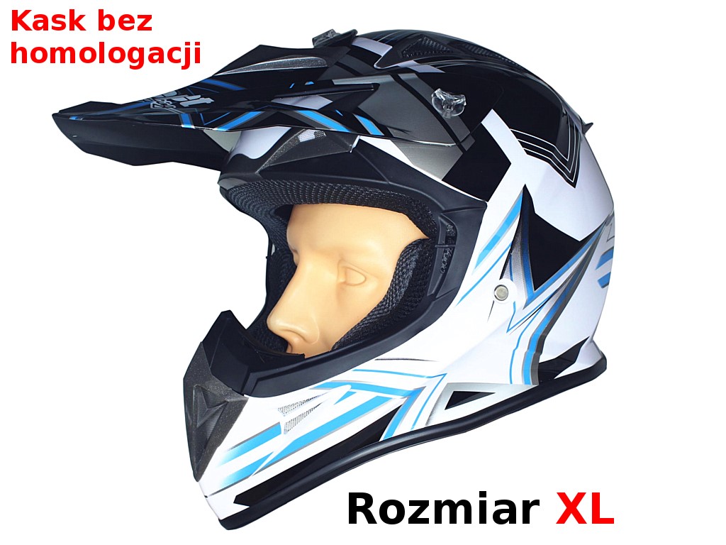 KASK SAFEBET HF-116 WHITE Q158 BLUE XL (BRAK ECE)