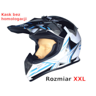 KASK SAFEBET HF-116 WHITE Q158 BLUE XXL (BRAK ECE)
