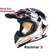 KASK SAFEBET HF-116 WHITE Q158 ORANGE S (BRAK ECE)