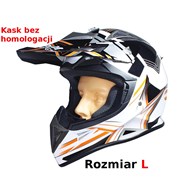 KASK SAFEBET HF-116 WHITE Q158 ORANGE L (BRAK ECE)