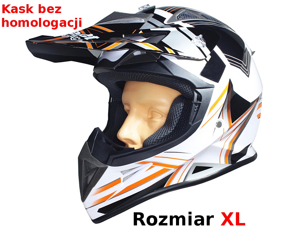 KASK SAFEBET HF-116 WHITE Q158 ORANGE XL (BRAK ECE)