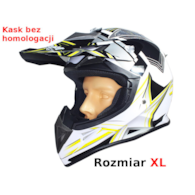 KASK SAFEBET HF-116 WHITE Q158 YELLOW XL (BRAK ECE)
