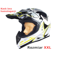 KASK SAFEBET HF-116 WHITE Q158 YELLOW XXL (BRAK ECE)