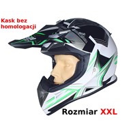 KASK SAFEBET HF-116 WHITE Q158 GREEN XXL (BRAK ECE)