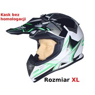 KASK SAFEBET HF-116 WHITE Q158 GREEN XL (BRAK ECE)