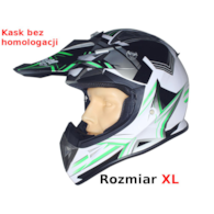 KASK SAFEBET HF-116 WHITE Q158 GREEN XL (BRAK ECE)