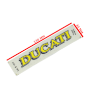 NAKLEJKA DUCATI ŻÓŁTA KAT-E
