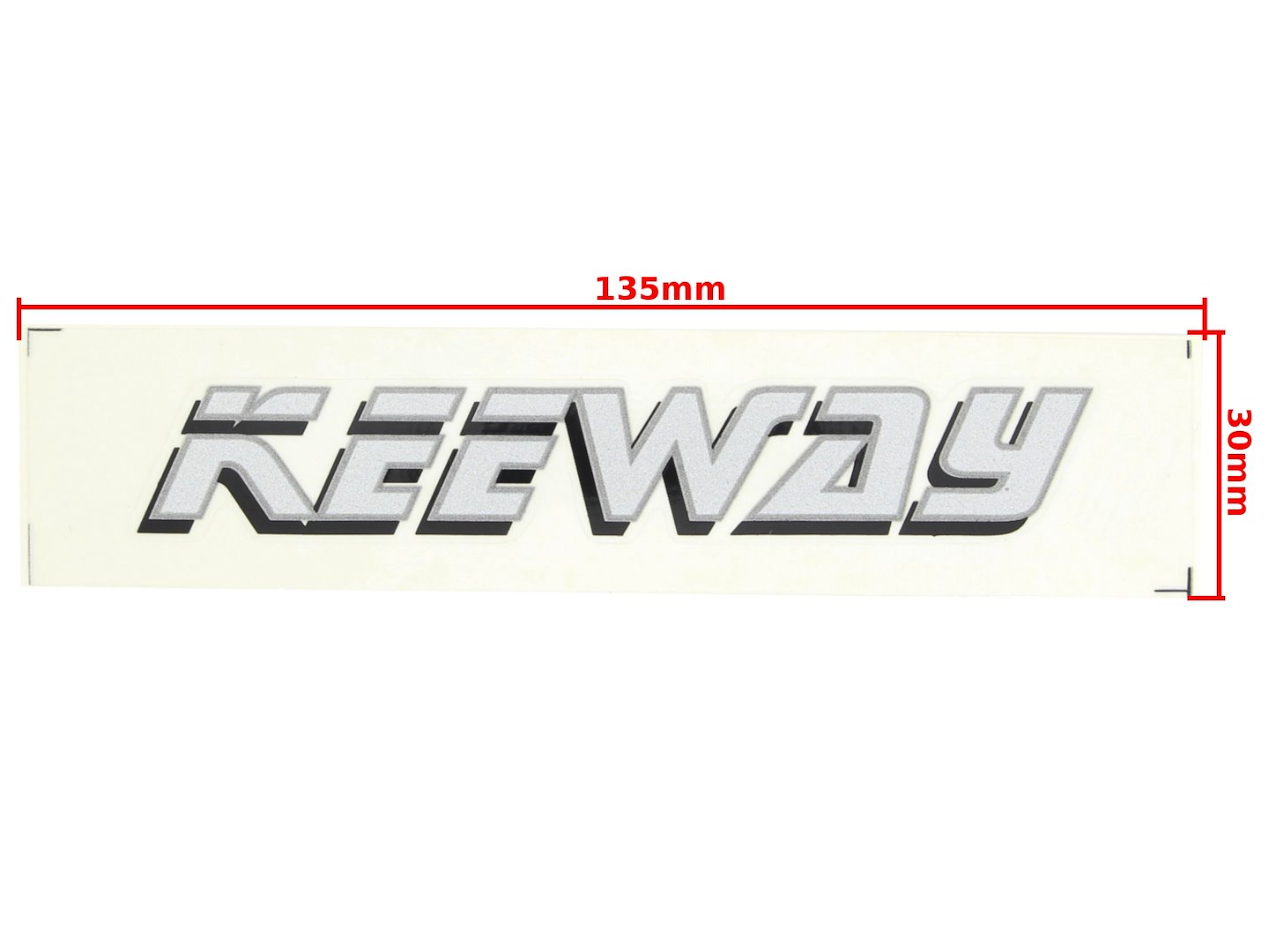 NAKLEJKA KEEWAY SZARA KAT. E