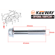 ŚRUBA M6x35mm MOCOWANIA POKRYWY PASKA KEEWAY 2T ORYGINAŁ