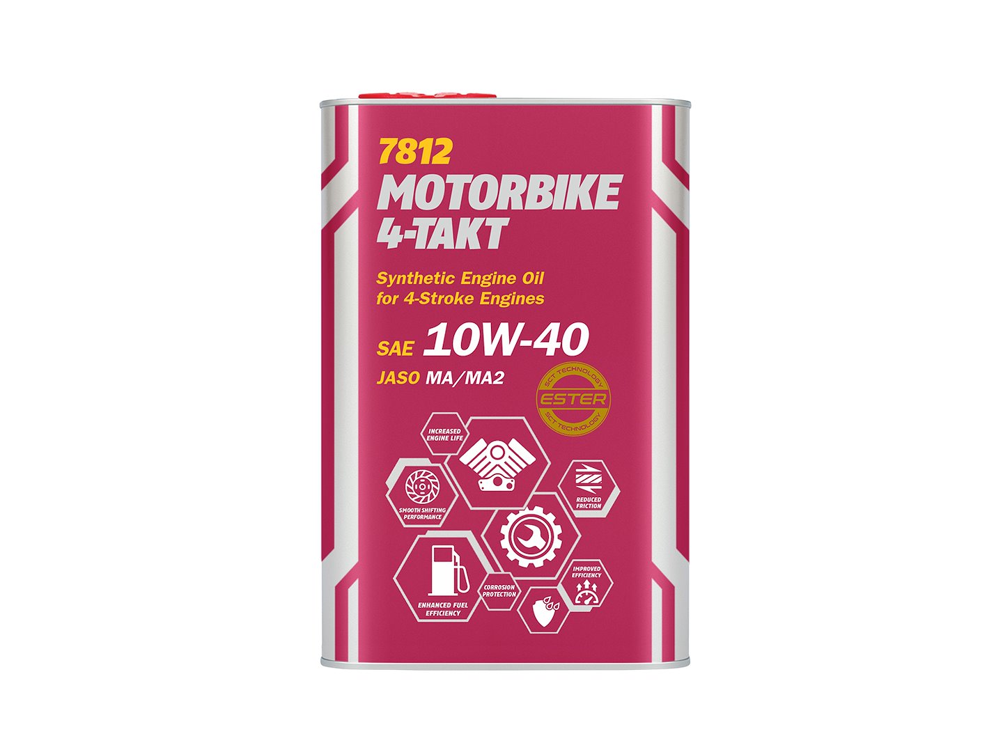 OLEJ MANNOL 4-TAKT MOTORBIKE 10W40 1L M 7812