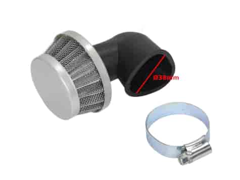 FILTR POWIETRZA STOŻEK FI - 38mm KĄT 90° ATV 110/125 HB
