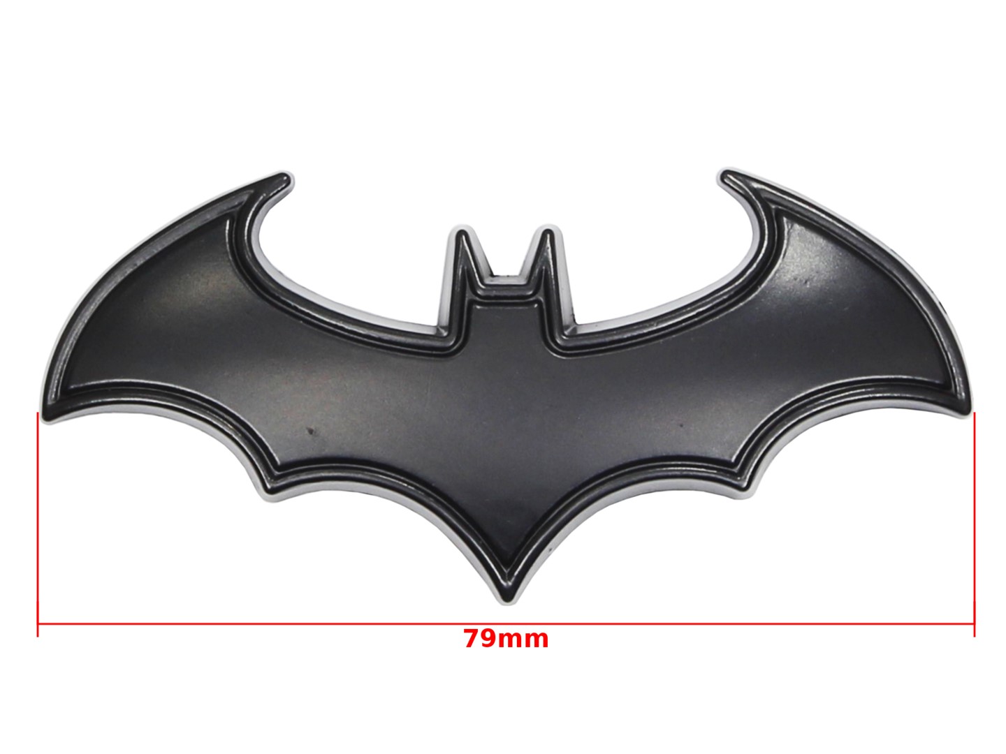 EMBLEMAT ZNACZEK BATMAN CZARNY