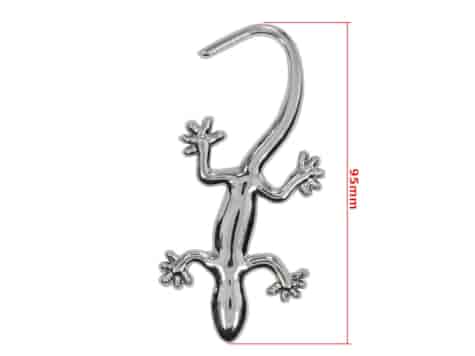 EMBLEMAT ZNACZEK JASZCZURKA SREBRNY
