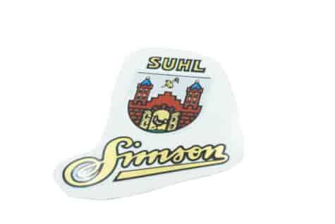 NAKLEJKA SIMSON SR1 SR2 SR2E SUHL ZBIORNIKA PALIWA