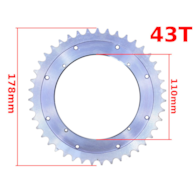ZĘBATKA TYŁ WSK 125 43z STARY TYP