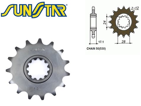 ZĘBATKA PRZÓD SUNSTAR SUNF520-15