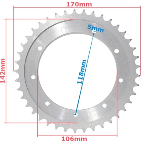 ZĘBATKA TYŁ WSK 175 41z ML