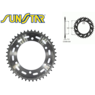 ZĘBATKA TYŁ SUNSTAR STALOWA SUNR1-4544-43