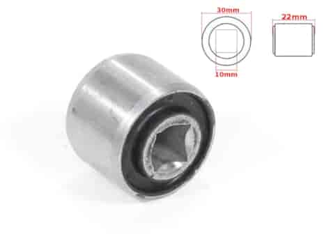 TULEJKA METALOWO GUMOWA 30x10x22 KWADRAT