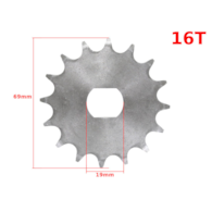 ZĘBATKA PRZÓD SIMSON S51 16z ML