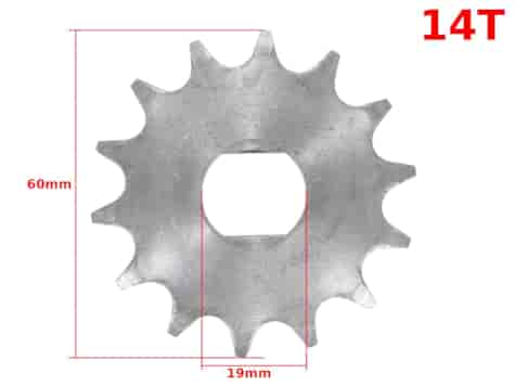 ZĘBATKA PRZÓD SIMSON S51 14z ML