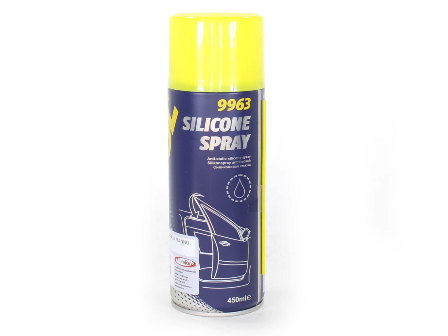 SILIKON W SPRAYU MANNOL 450ml 9963