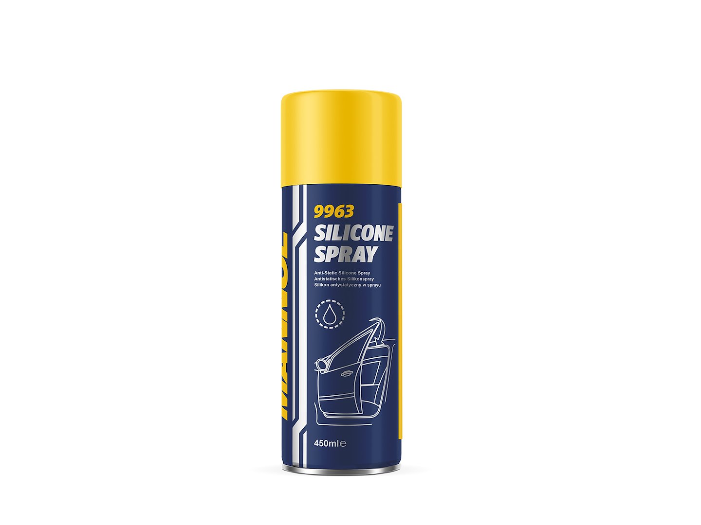 SILIKON W SPRAYU MANNOL 450ml 9963
