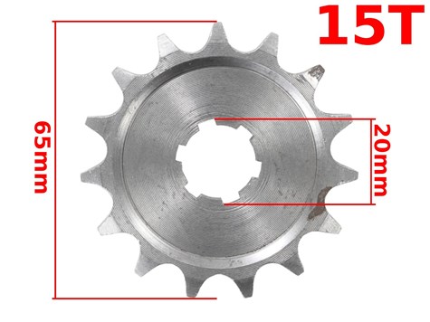 ZĘBATKA PRZÓD WSK 125 15z ML