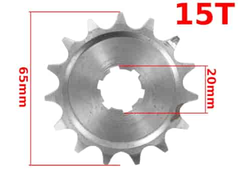 ZĘBATKA PRZÓD WSK 125 15z