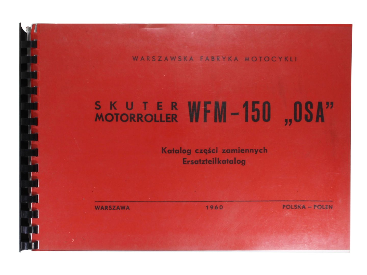KATALOG CZĘŚCI ZAMIENNYCH WFM 150 OSA M50