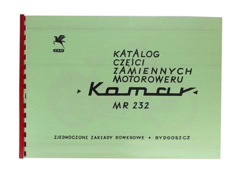 KATALOG CZĘŚCI ZAMIENNYCH KOMAR MR-232