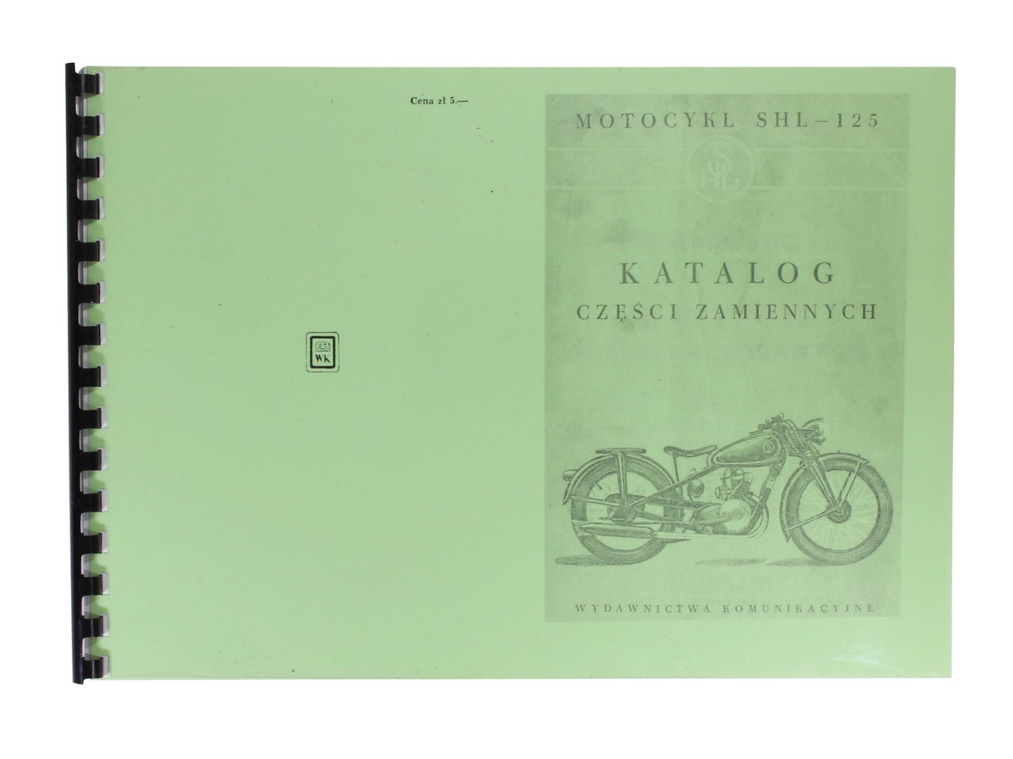 KATALOG CZĘŚCI ZAMIENNYCH SHL 125