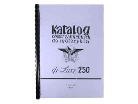 KATALOG CZĘŚCI ZAMIENNYCH PANNONIA DE LUXE 250