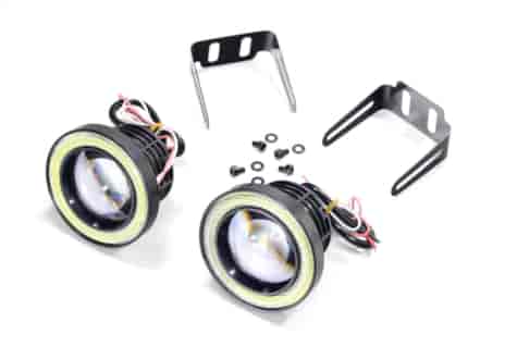 LAMPA LED ANGEL EYES BIAŁA 76mm 1200lm 7000K IP65