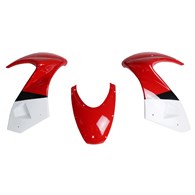 PLASTIK CZASZA PRZÓD POCKET CZERWONO/BIAŁO/CZARNY