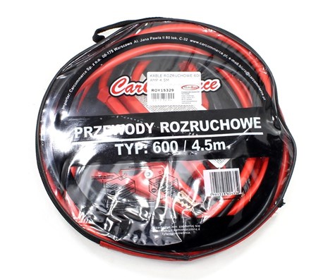 PRZEWODY ROZRUCHOWE 600 AMP 4.5M