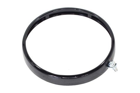 RAMKA LAMPY PRZÓD REFLEKTORA WSK 125 CZARNA S5