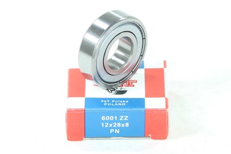 ŁOŻYSKO 6001-ZZ FŁT 12x28x08