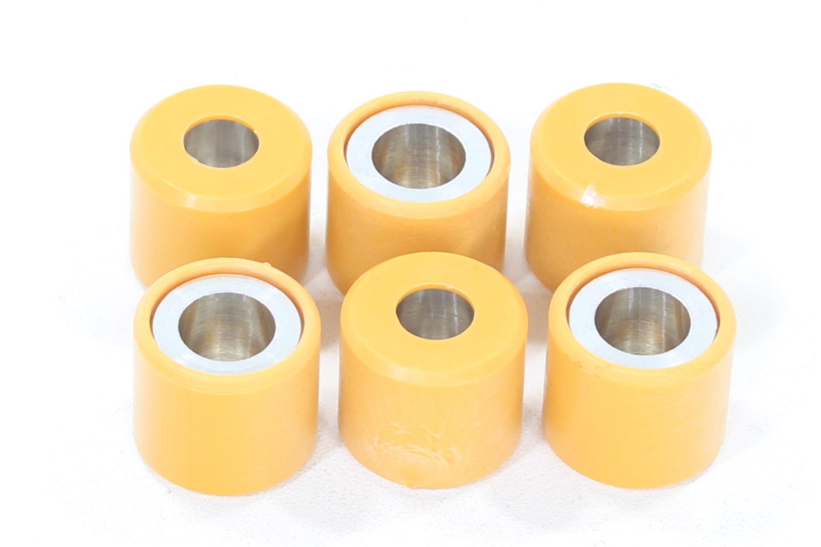 ROLKI WARIATORA 19x17mm 7,3gr APRILIA DERBI GILERA PIAGGIO RMS
PASUJĄ DO MODELI: APRILIA-ATLANTIC/SCARABEO/SPORT CITY/SR MAX 
DERBI-GP1 GILERA-NEXUS/RUNNER PIAGGIO-BEVERLY/CARNABY/HEXAGON/MP3/SUPER HEXAGON/VESPA GRANTURISMO/VESPA GTS/X EVO/X7/X10