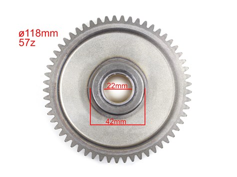 ZĘBATKA ROZRUSZNIKA 57z 42mm ATV 200 BASHAN 20WAŁKÓW