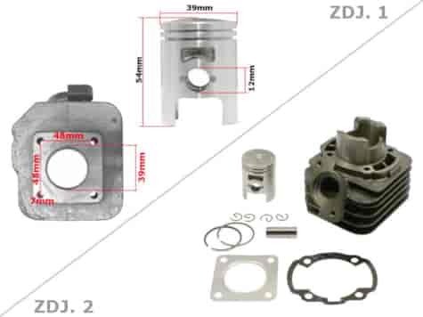 CYLINDER HONDA 39mm PIN 12 DIO 50 WIN
