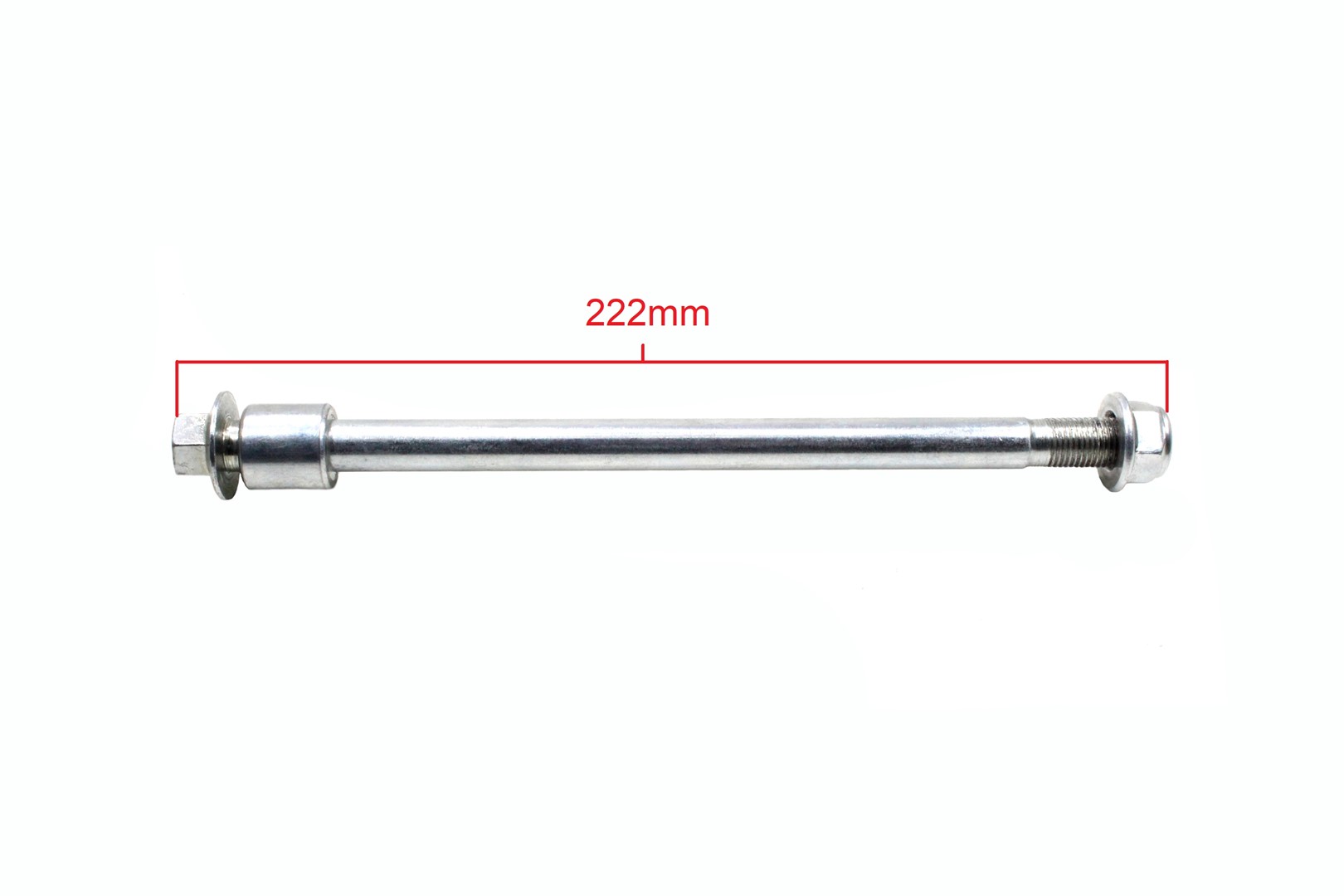 OŚKA M12 x 222mm BENZER, BARTON, STREET, ZIPP, GY6  ROMET ZXT50 BENZER YANKEE 50