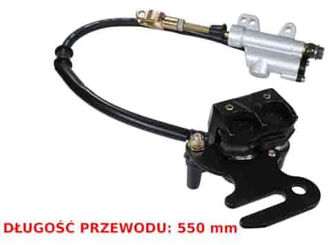 HAMULEC KOMPLETNY CROSS 125 TYŁ