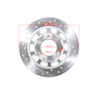 TARCZA HAMULCA PRZÓD GY6 COLUMBIA 3 ŚRUBY 220mm
