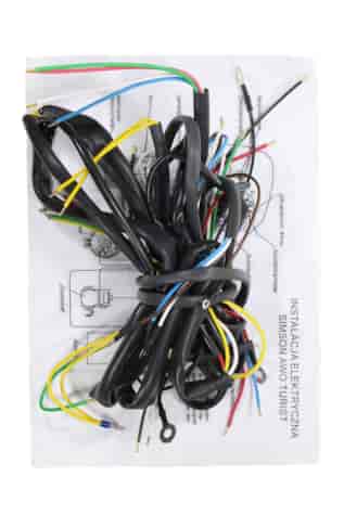 INSTALACJA ELEKTRYCZNA SIMSON AWO 425 TURIST CZARNA ML