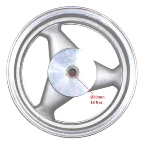FELGA 12  3.50x12 GY6-50 BENZER OREGON 2T ZIPP QUANTUM TYŁ