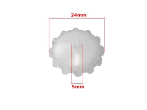 NAKRĘTKA BOCZKA DEKLA WSK 125 175 SHL 125 BIAŁA