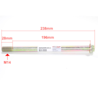 OŚKA M14x238mm BENZER BARTON STREET ZIPP GY6